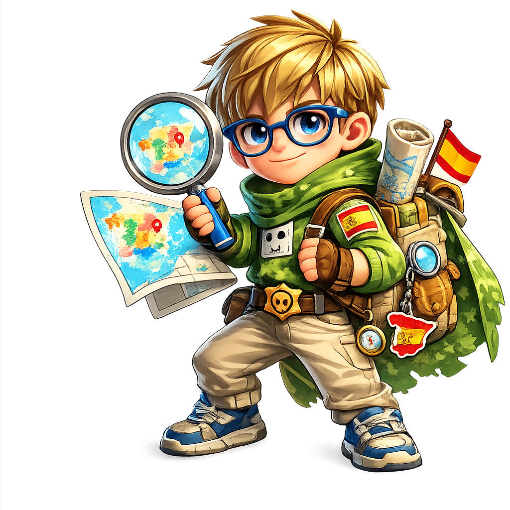 Héctor explorador del mapa de España